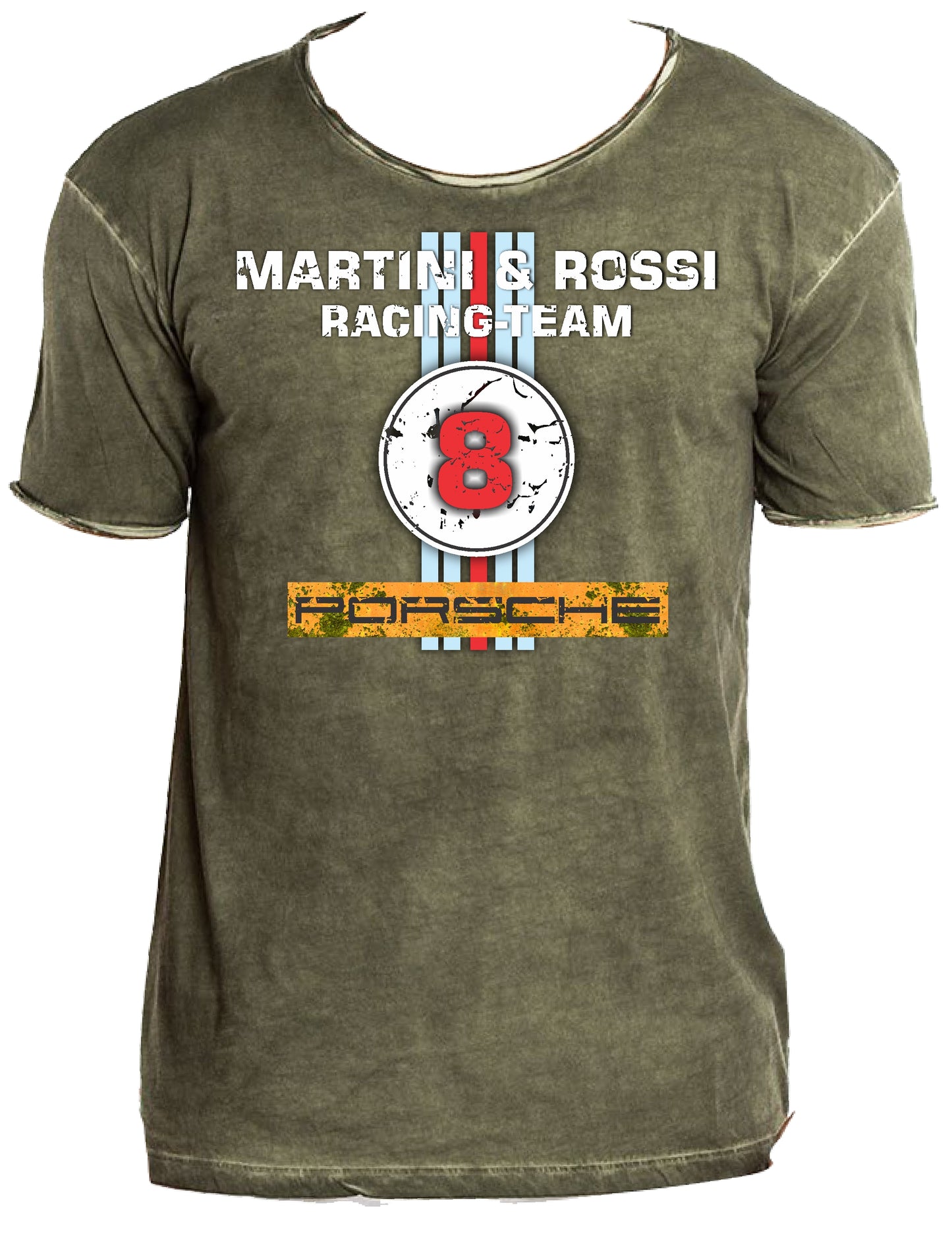 Martini & Rossi #8 Retro Race T shirt