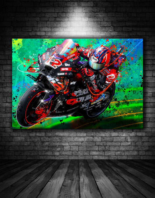 Maverick Vinales Aprillia Moto GP Graffiti Painting (2)