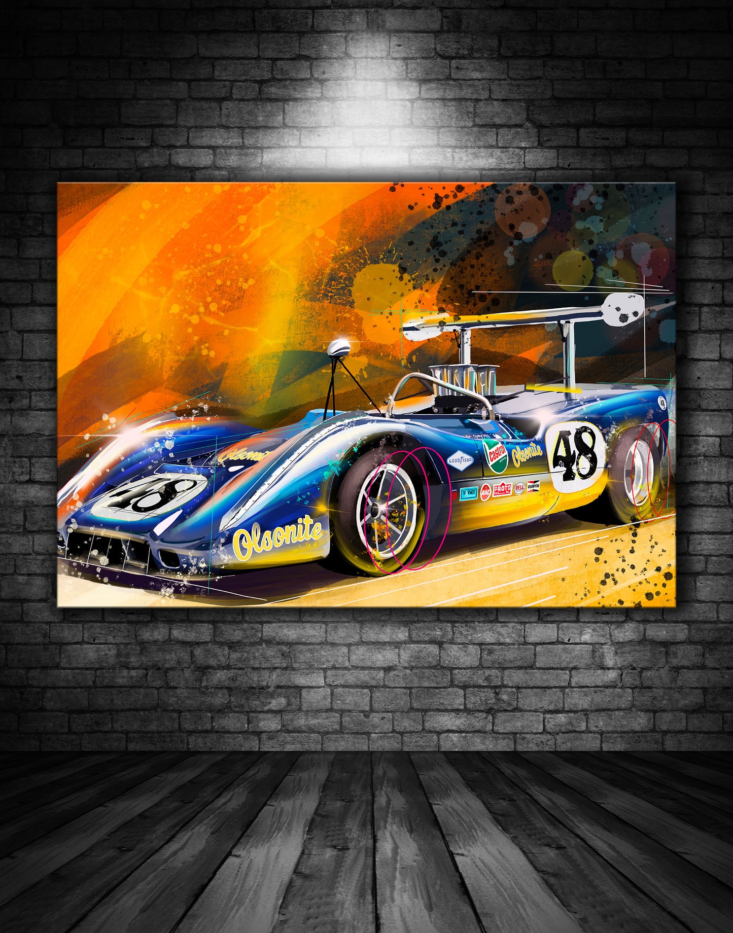 Mclaren Can Am M6B Graffiti Painting