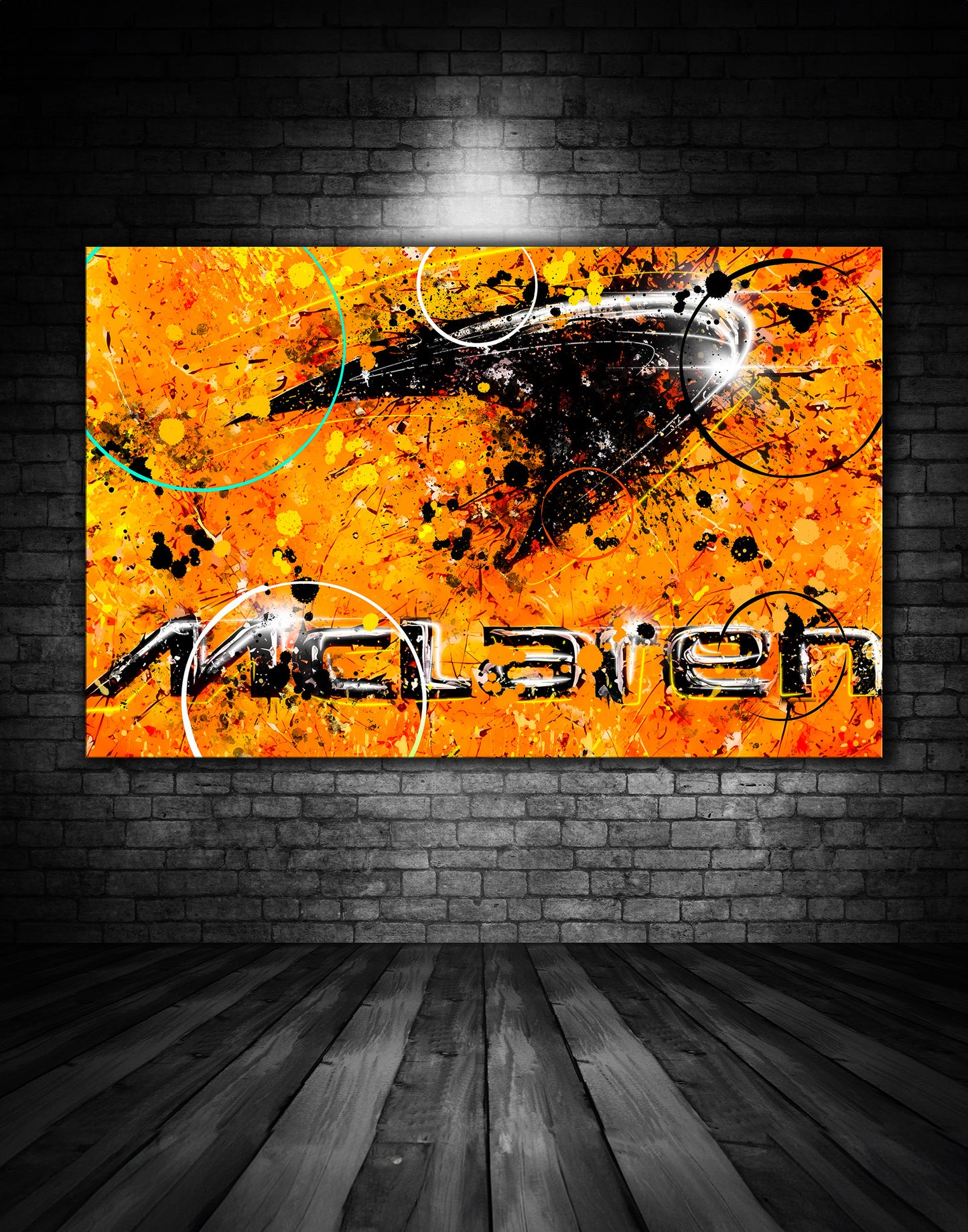 Mclaren Papaya Formula One Painting