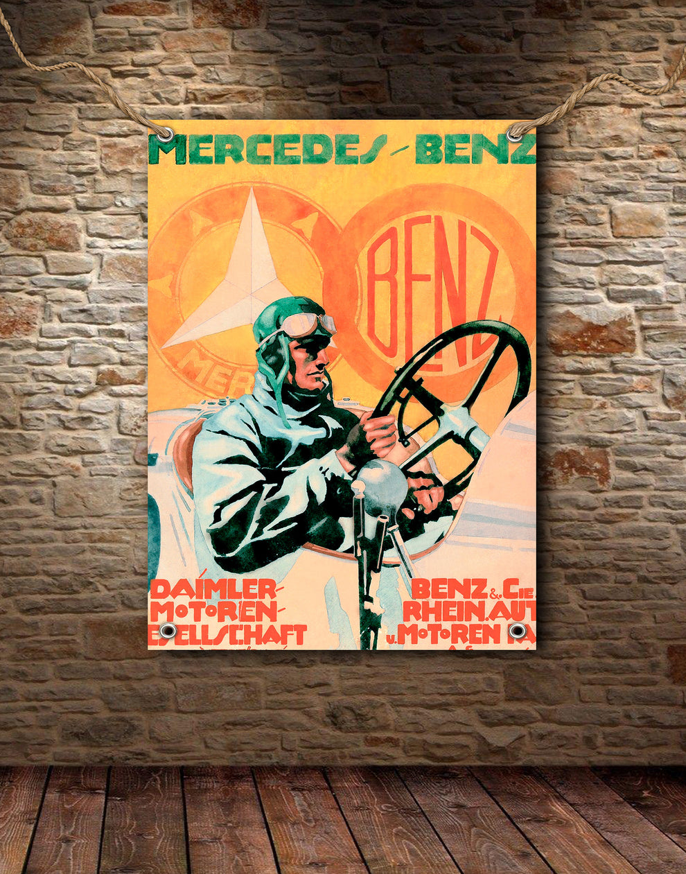 Mercedes Benz Art Deco Banner – Exclusively Motorsport