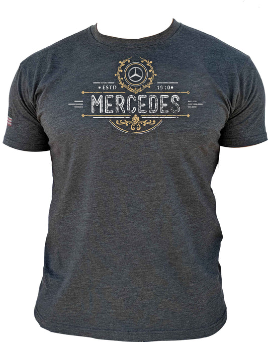 Mercedes Benz Charcoal Vintage T shirt