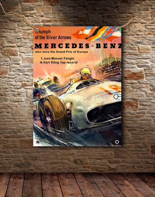 Mercedes Benz Grand Prix Of Europe Banner