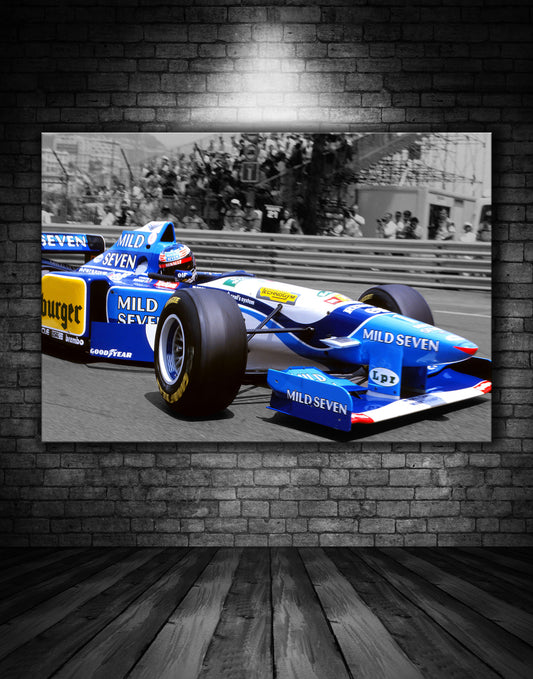 Michael Schumacher Benetton Monaco Grand Prix