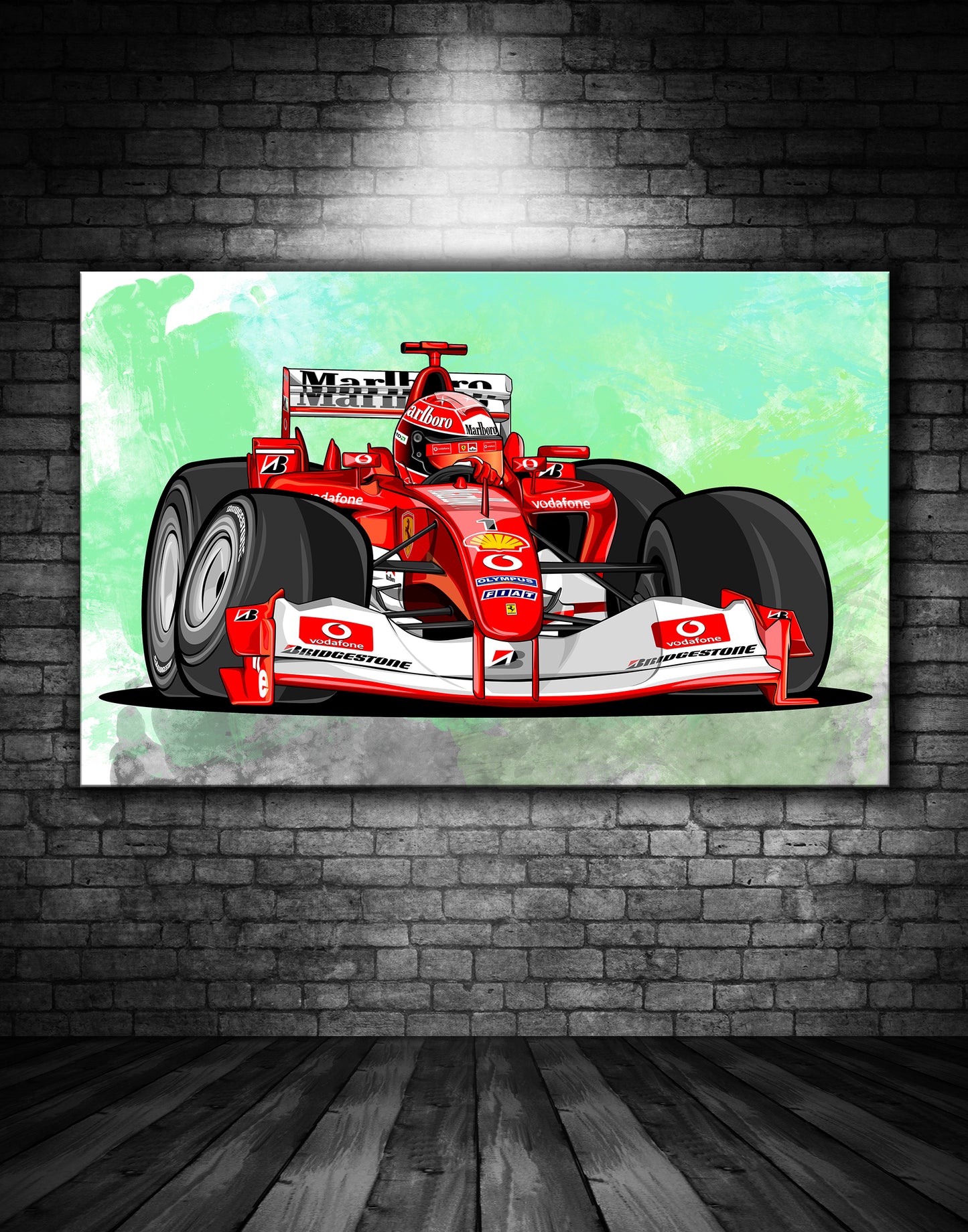 Michael Schumacher Ferrari Mototoonz