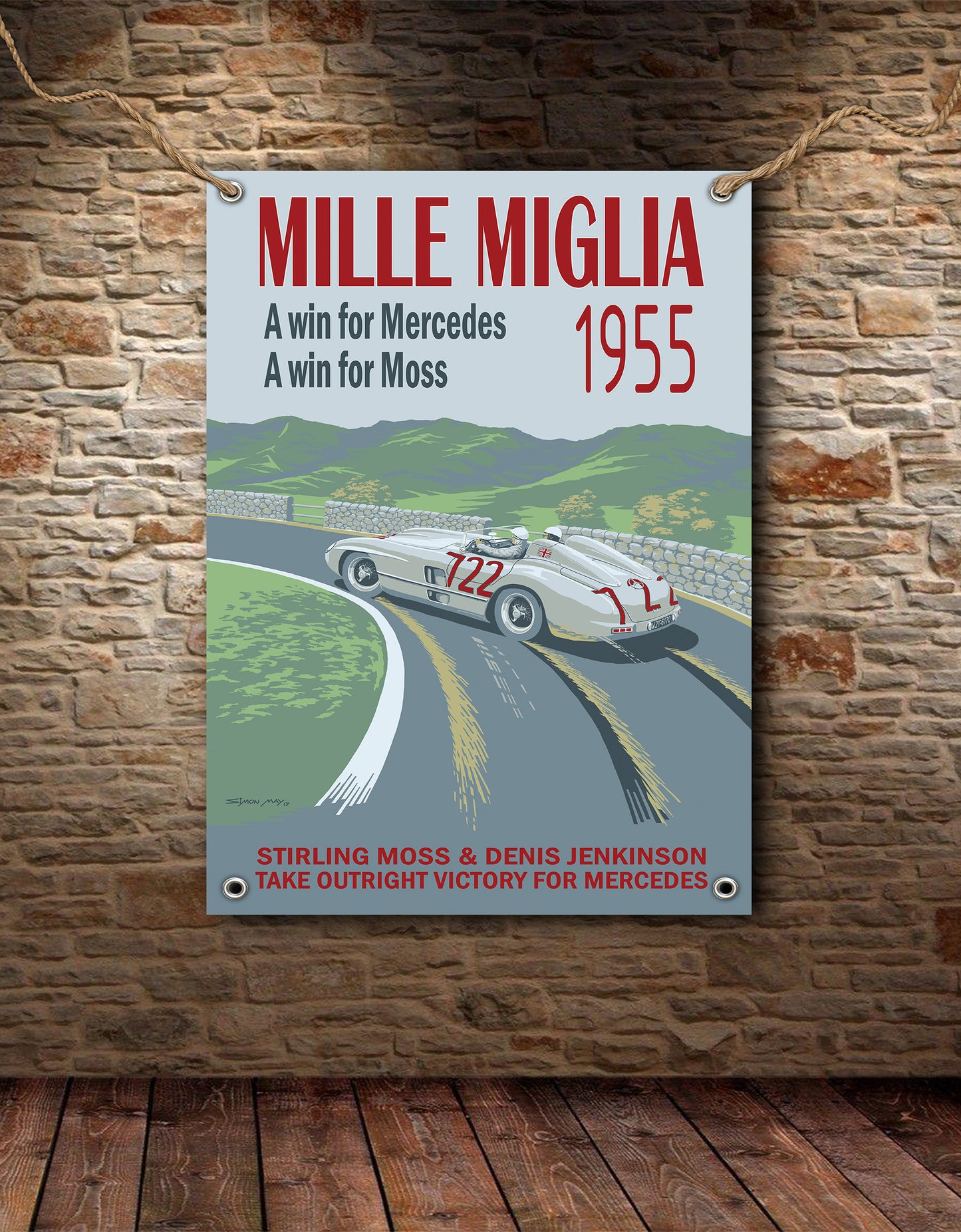 Mille Miglia 1955 Banner