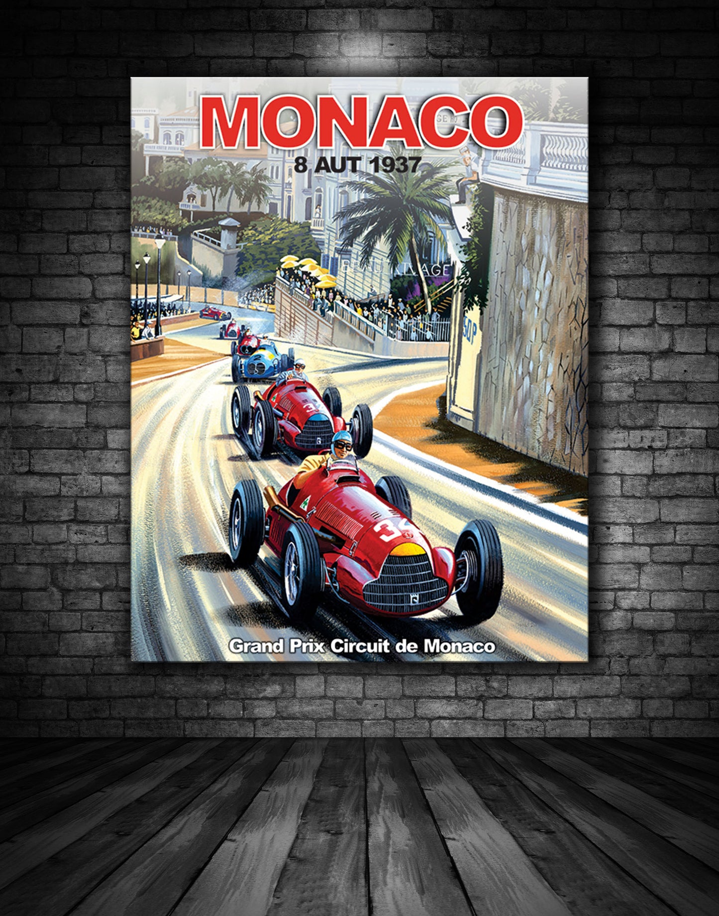 Monaco 1937 Vintage Poster