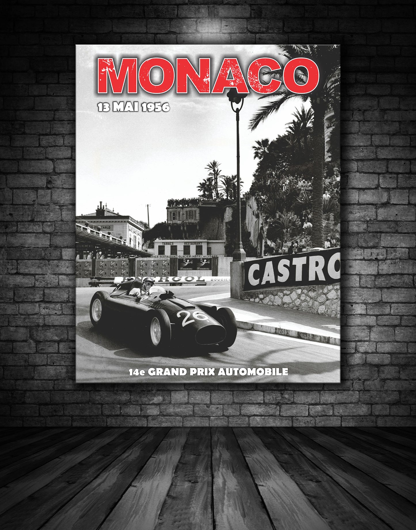 Monaco 1956 Vintage Poster