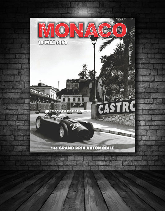 Monaco 1956 Vintage Poster