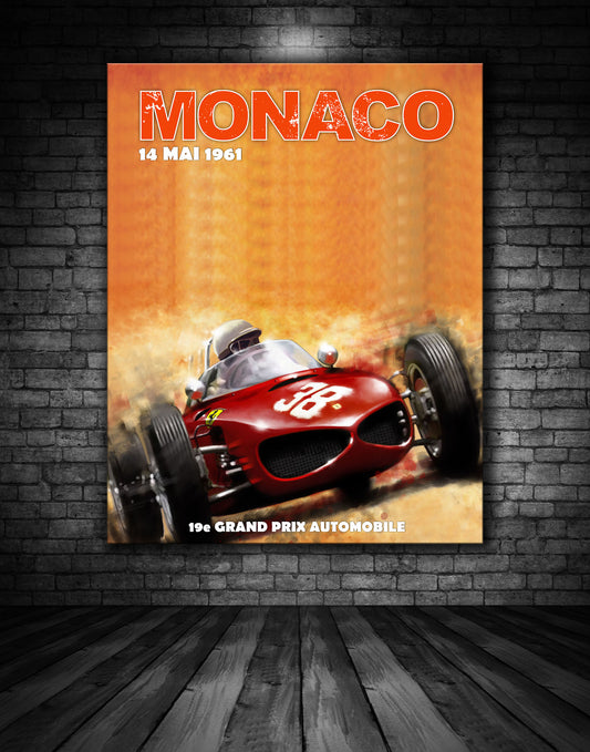 Monaco 1961 Vintage Poster