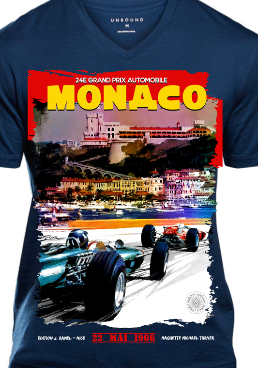 Monaco 1966 Vintage Grand Prix T shirt