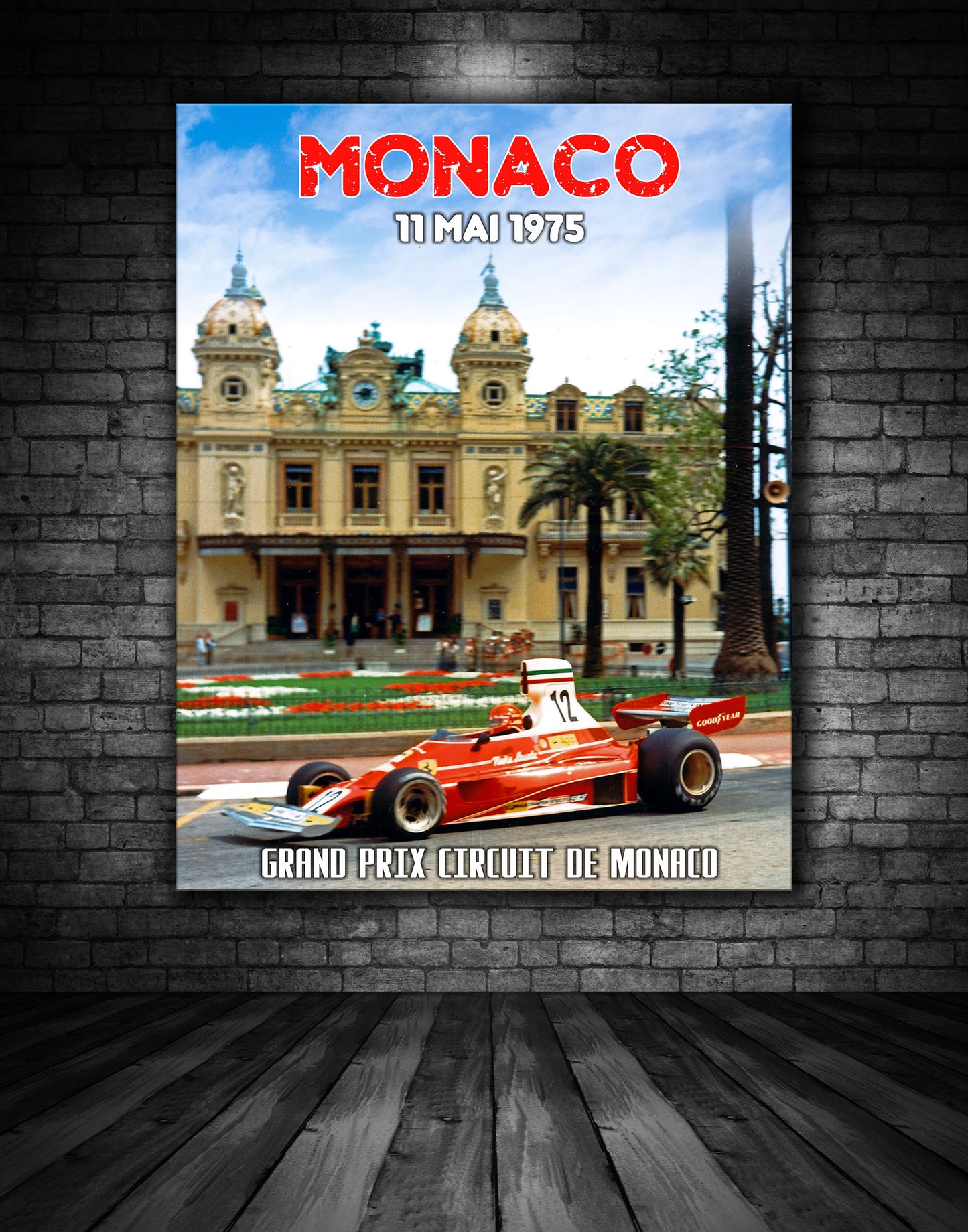 Monaco 1975 Vintage Poster