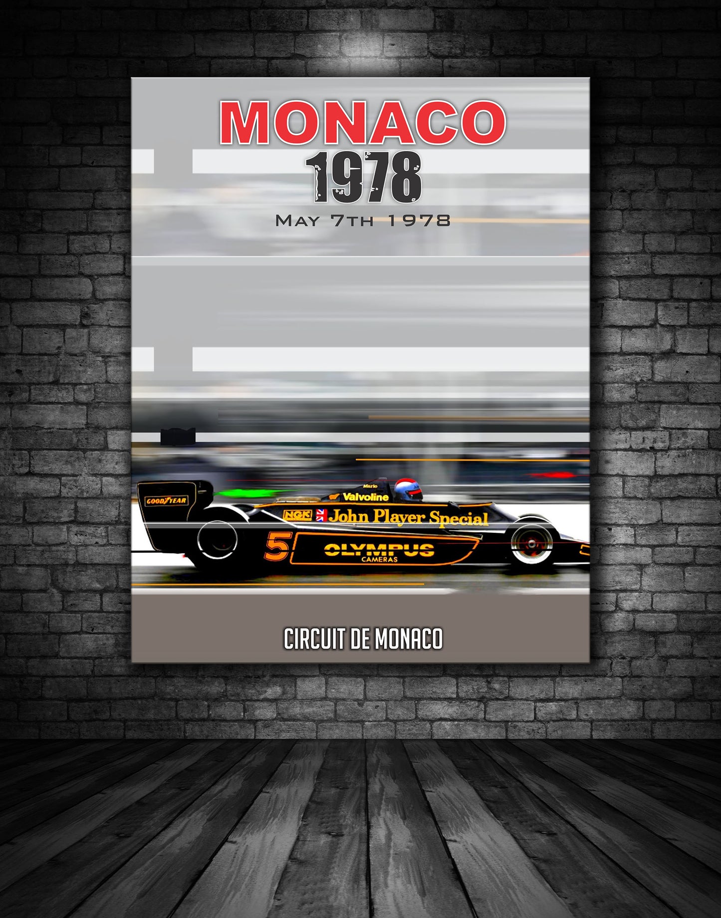 Monaco 1978 Vintage Poster