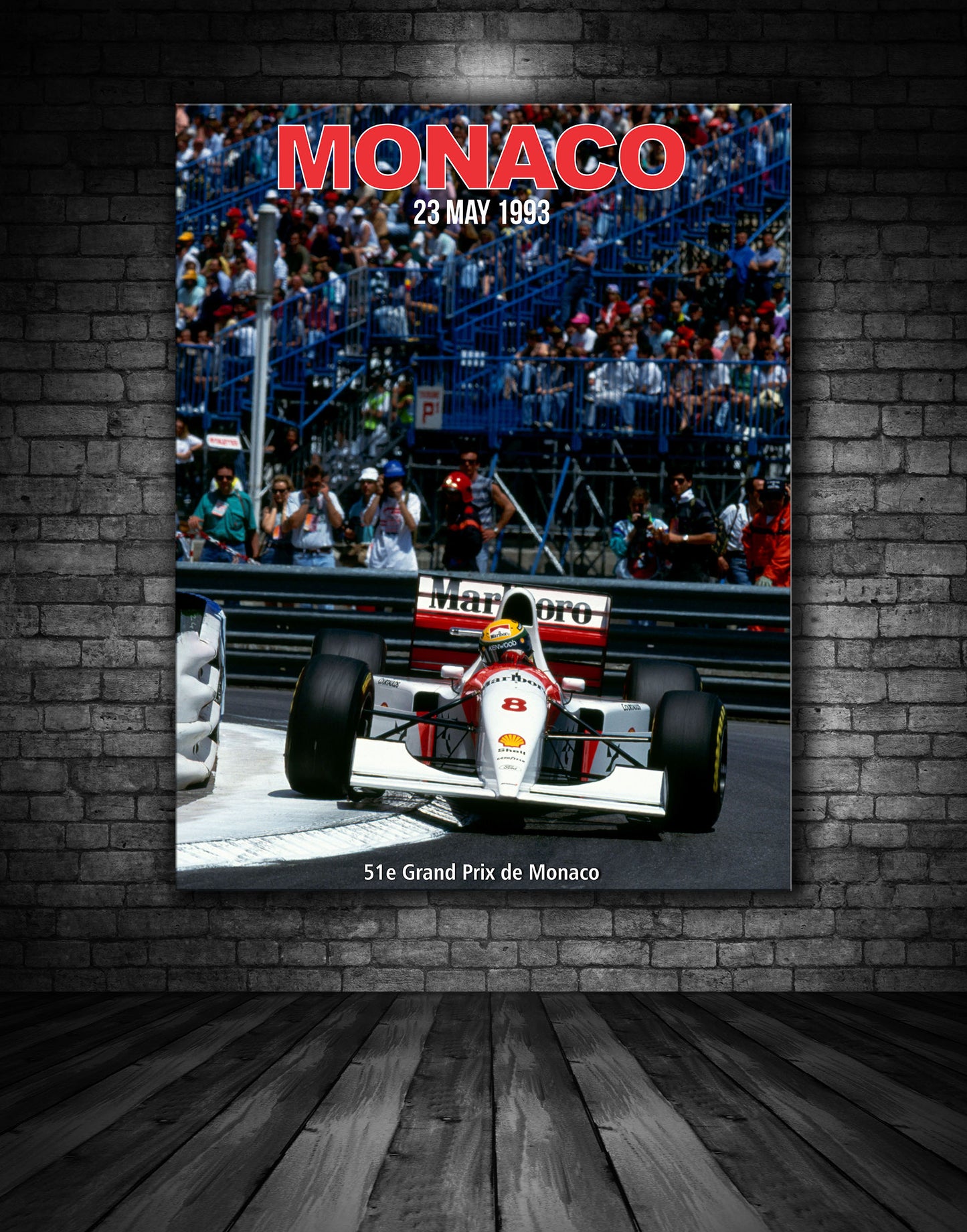 Monaco 1993 Vintage Poster