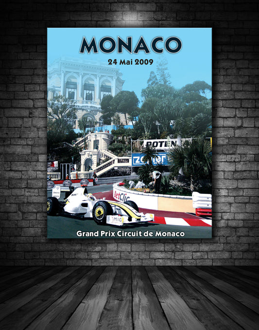 Monaco Grand Prix 2009 Poster