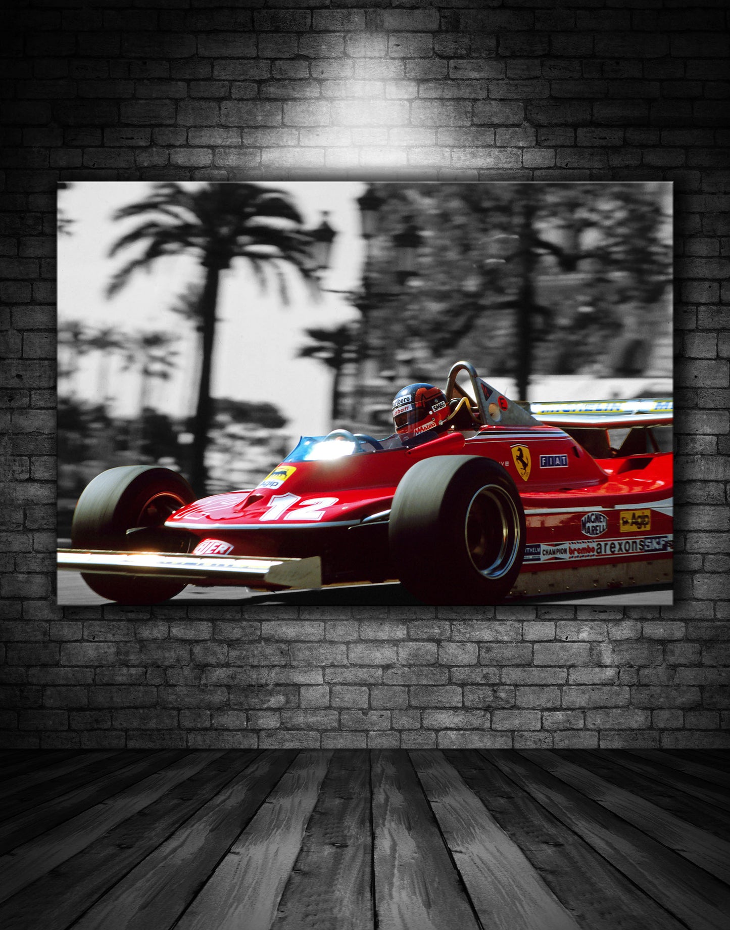 Monaco Grand Prix Gilles Villeneuve Ferrari 1979