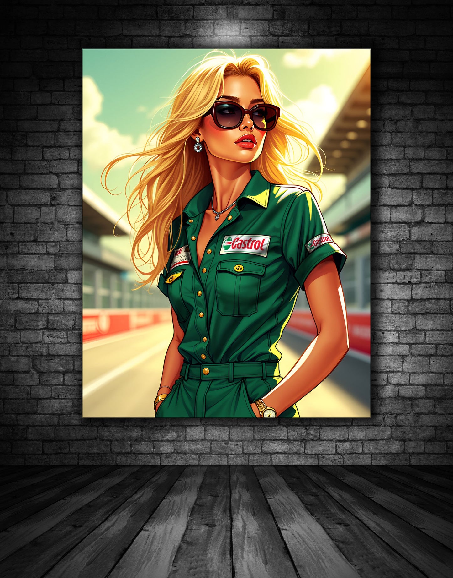 Motorsport Glamour Painting (2)