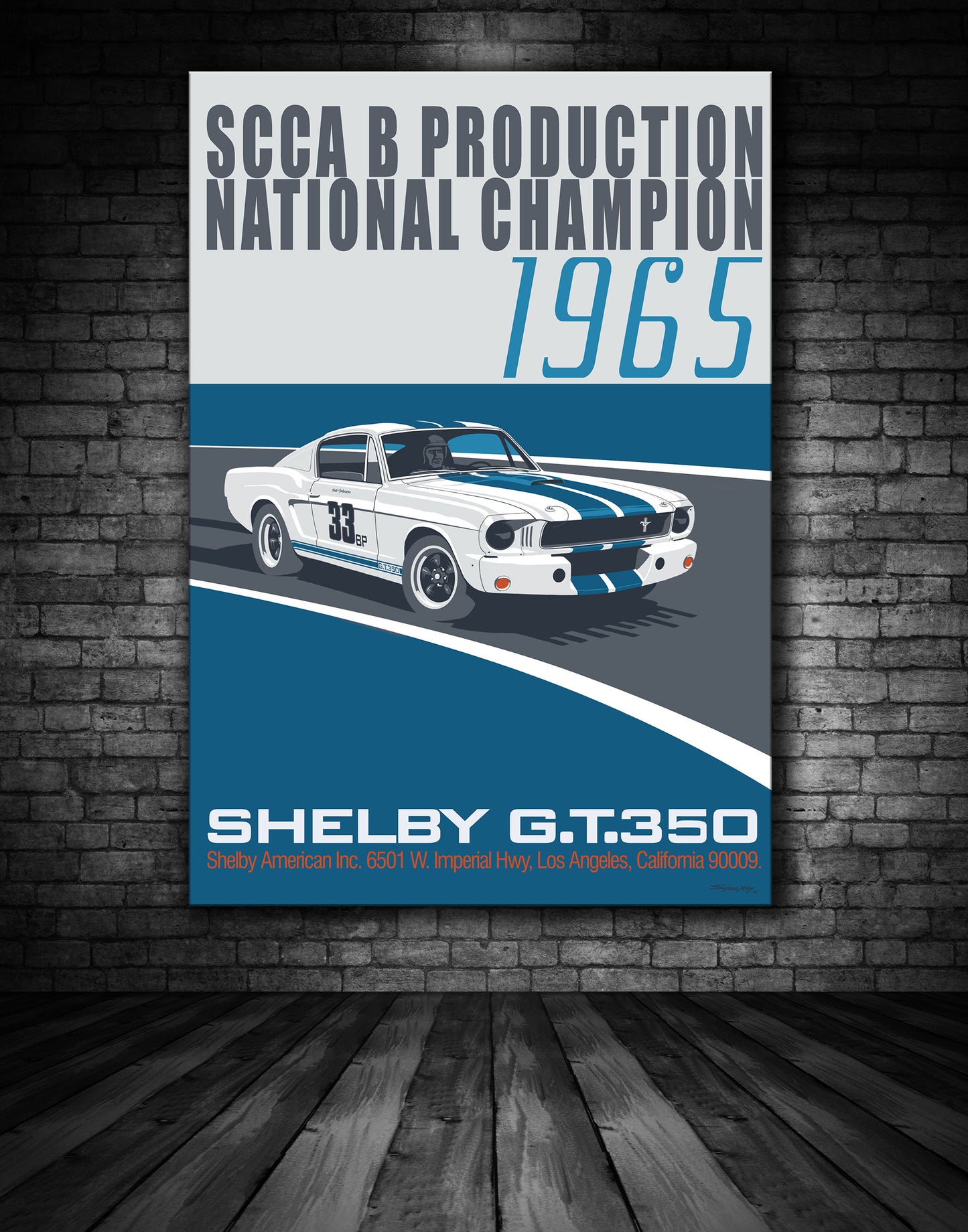 Mustang GT350 Poster