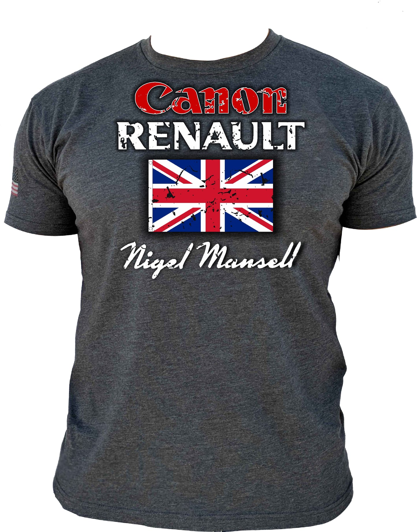 Nigel Mansell Canon Renault Retro T shirt