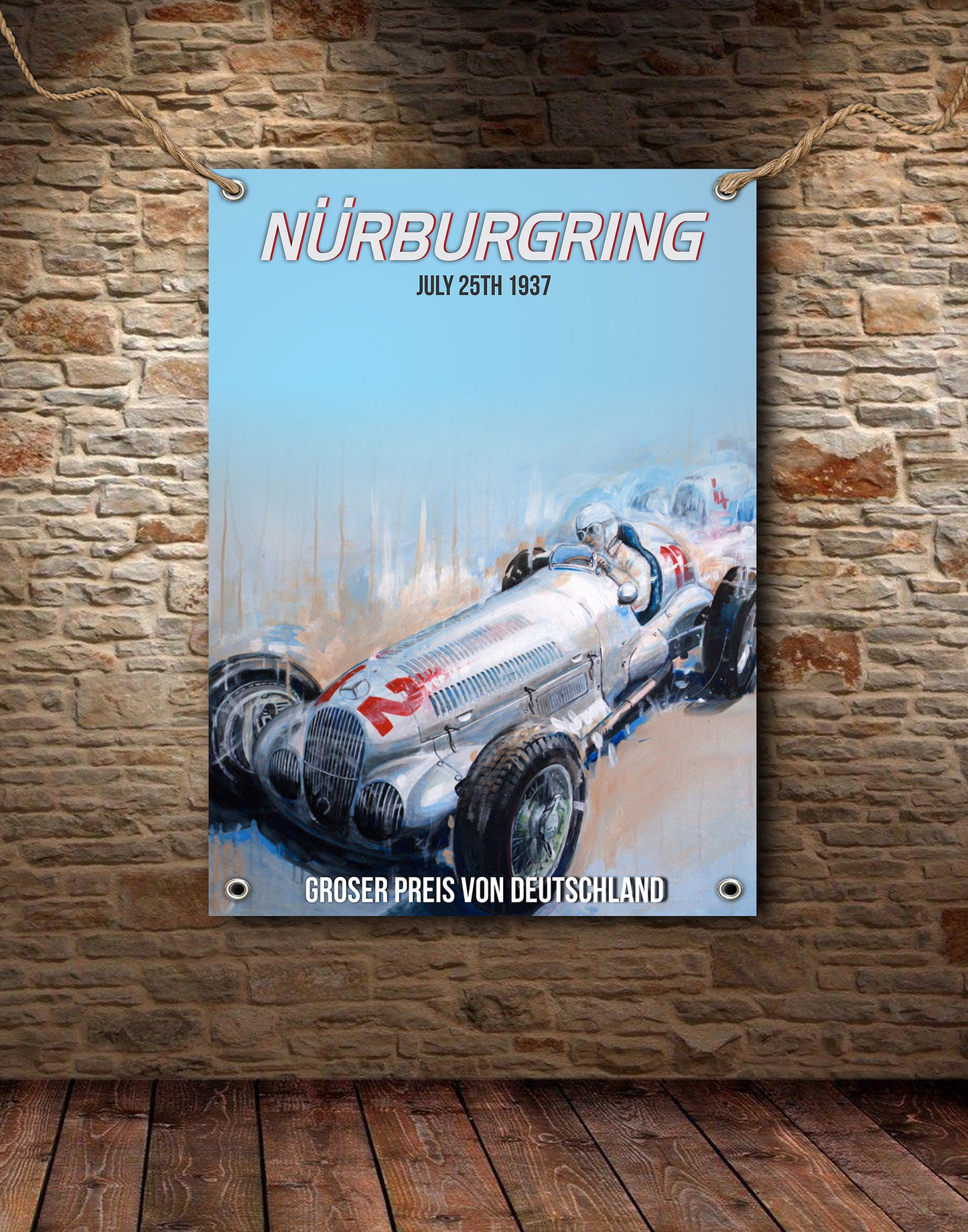 Nurburgring 1937 Race Banner