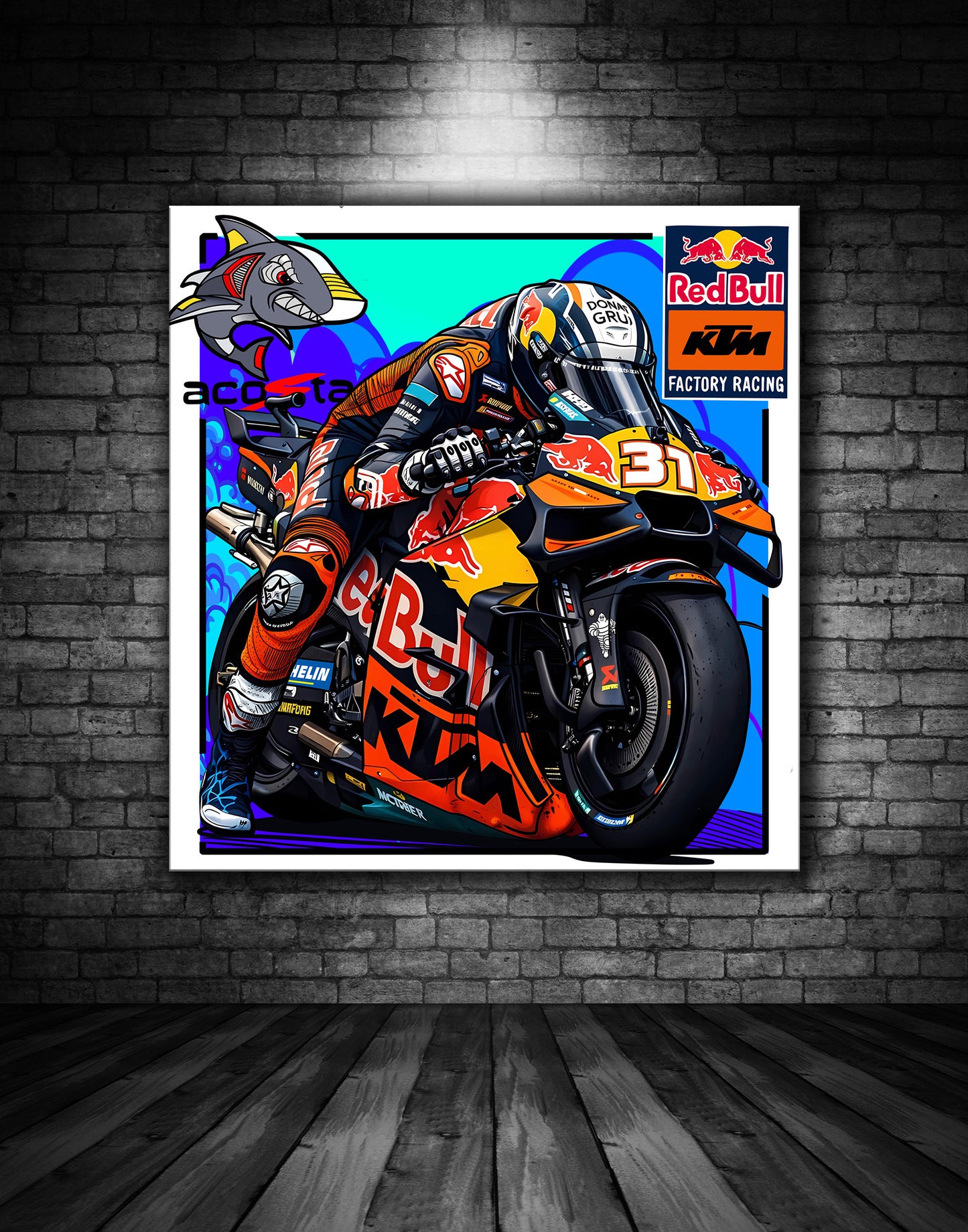 PEDRO ACOSTA KTM MOTO GP POSTER