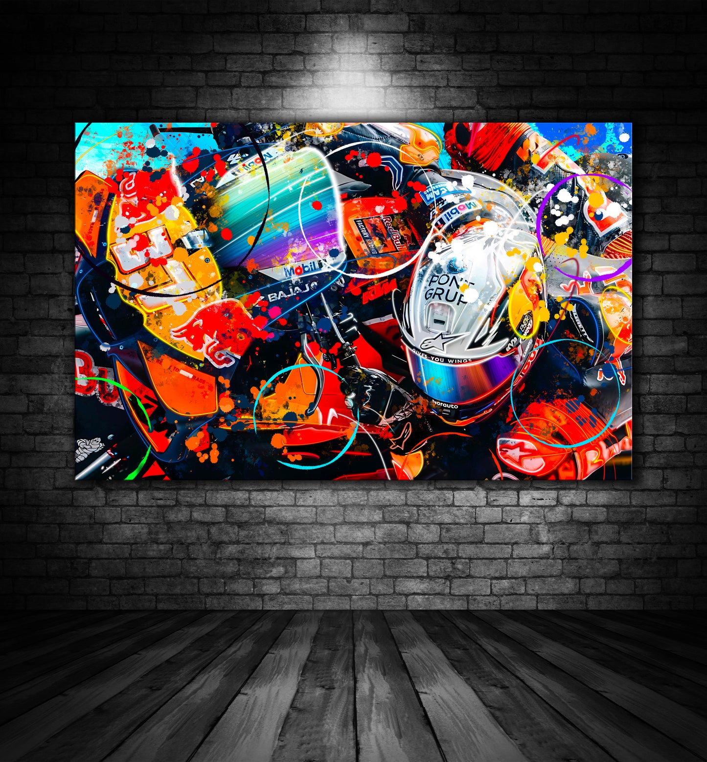 PEDRO ACOSTA KTM RED BULL ILLUSTRATION PRINT (Copy)