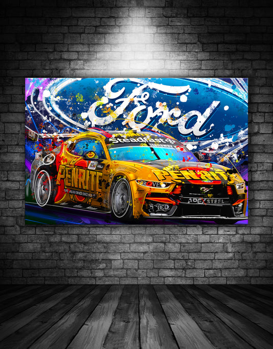 Penrite Mustang V8 Supercar Graffiti Painting