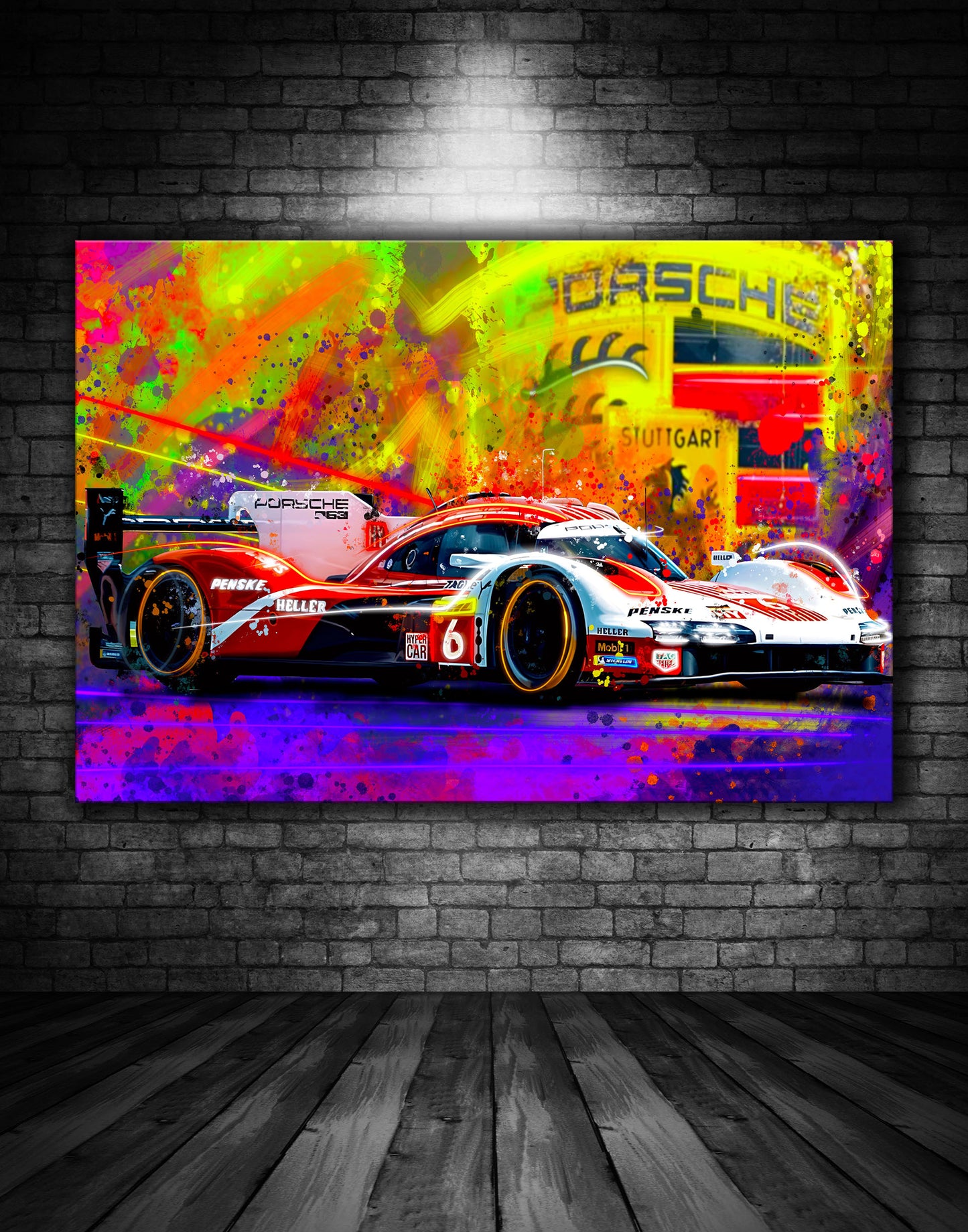 Penske Porsche Hypercar Graffiti Painting