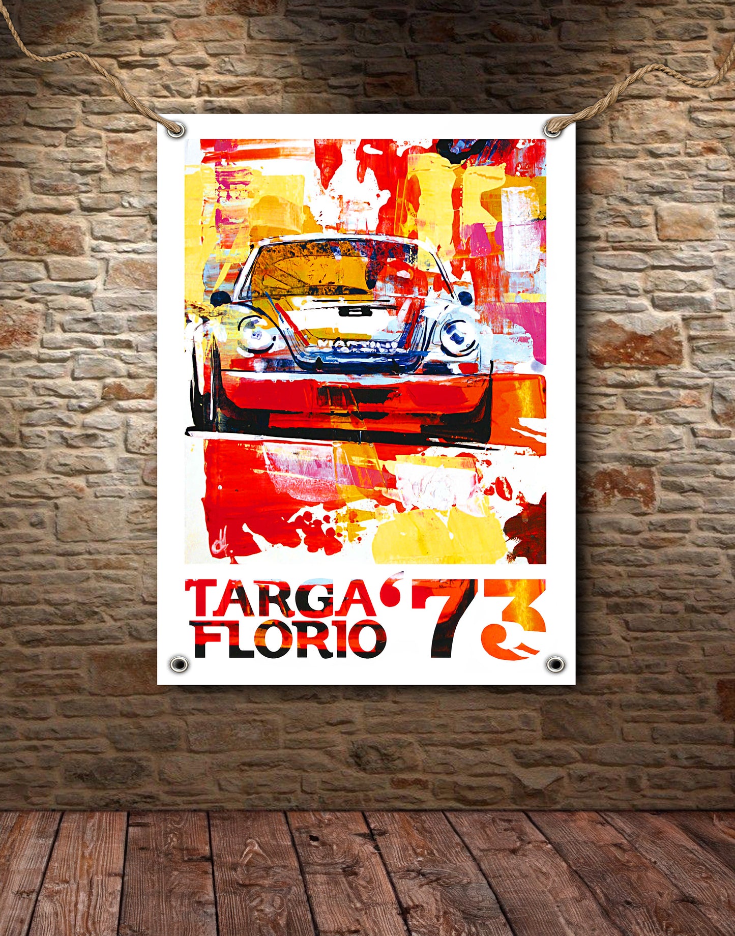 Porsche 1973 Targa Florio Banner