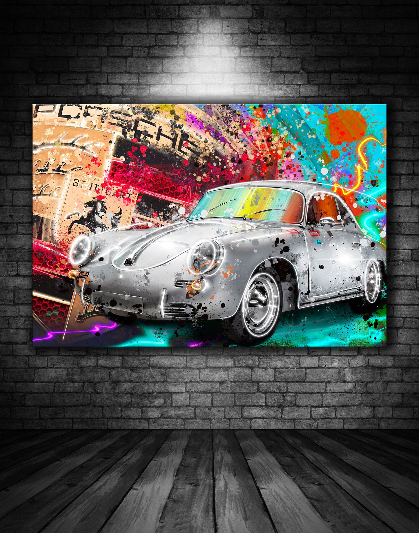 Porsche 356 Graffiti Painting