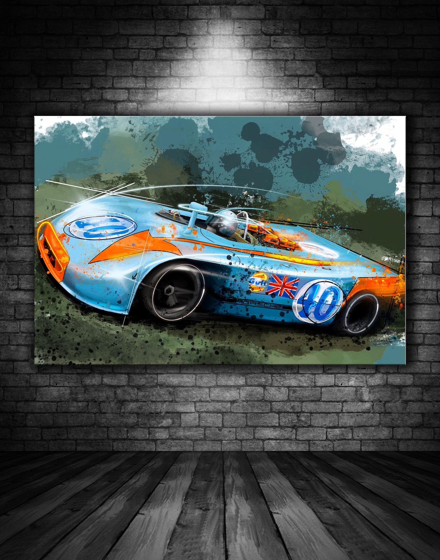 Porsche 908-03 Targa Florio 1970 Graffiti Painting