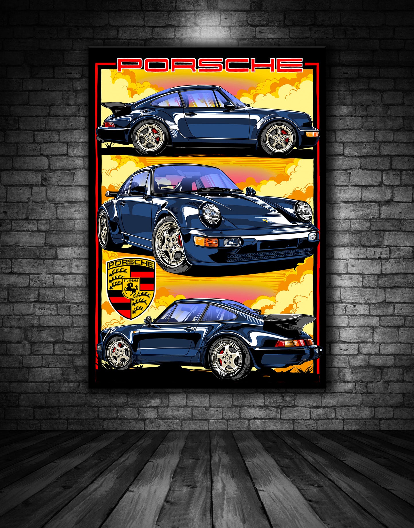 Porsche 911 930 Turbo Print