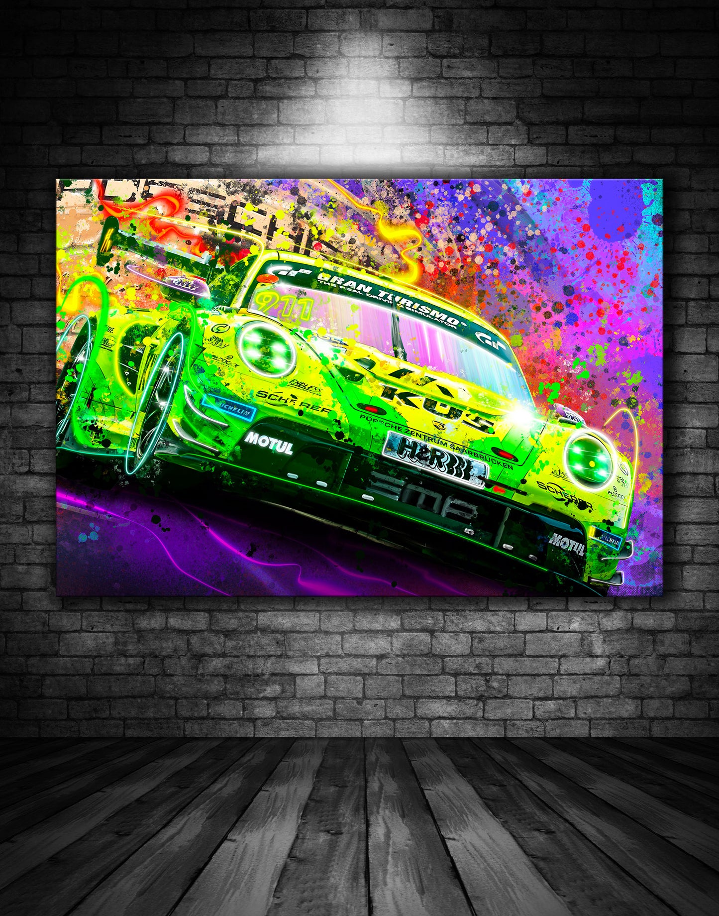 Porsche 911 GT3 RS DTM Graffiti Painting