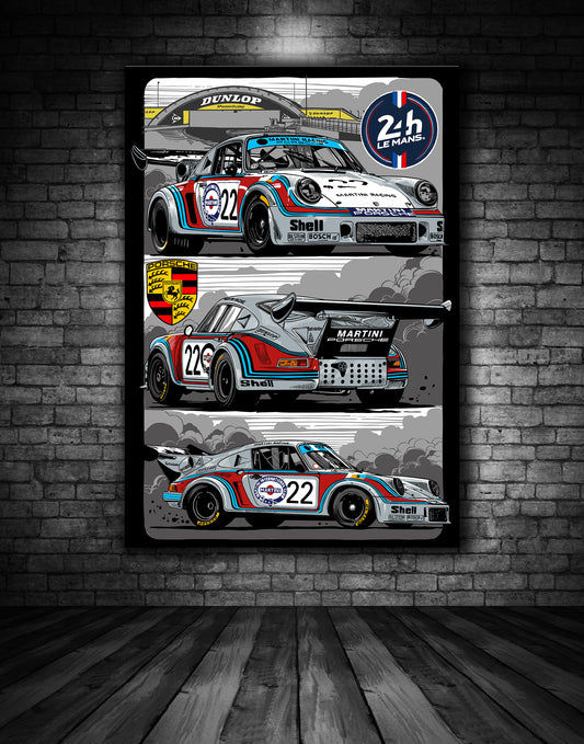 Porsche 911 RSR Turbo 1974 Print