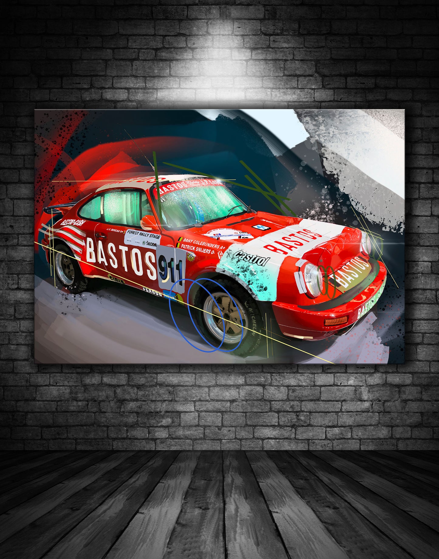 Porsche 911 SC-RS Graffiti Painting (2)