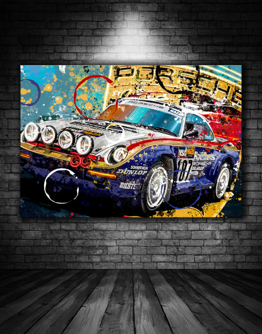 Porsche 911 SC-RS Graffiti Painting