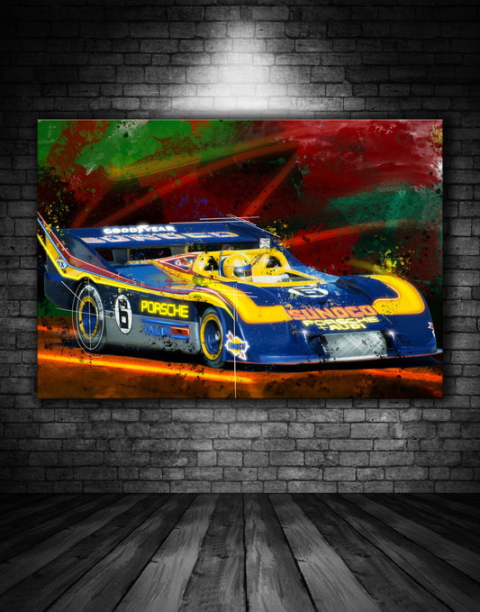 Porsche 917-30 Sunoco Graffiti Painting