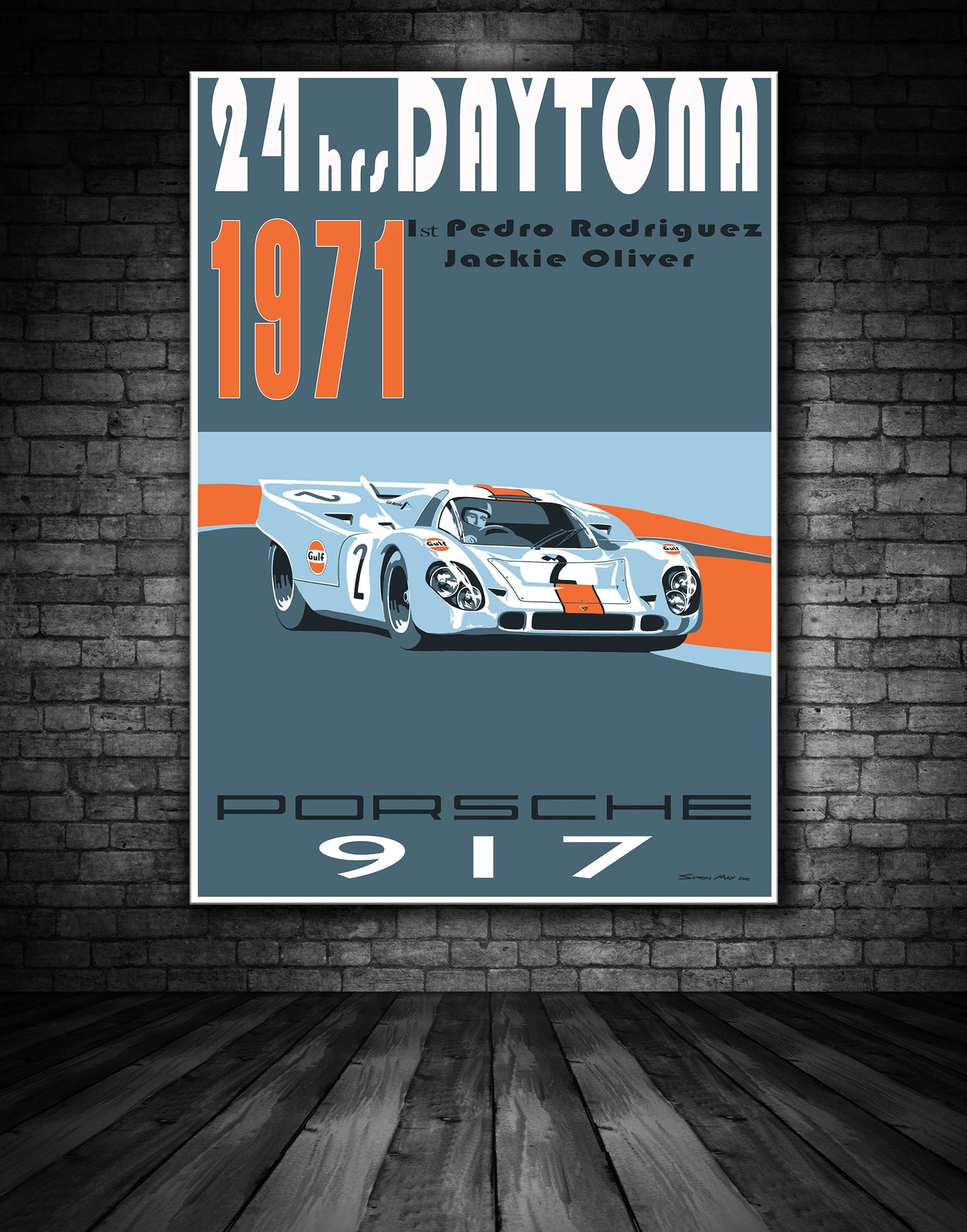 Porsche 917 Daytona 71 Poster