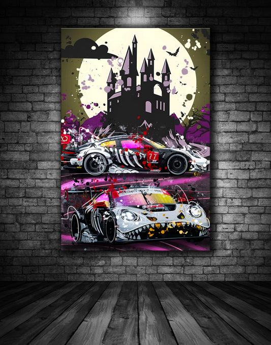 Porsche GT3 RS AO Racing Skeleton Painting