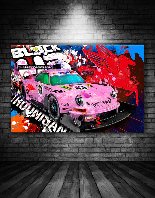 Porsche Hoonigan Ken Block 43 Graffiti Painting