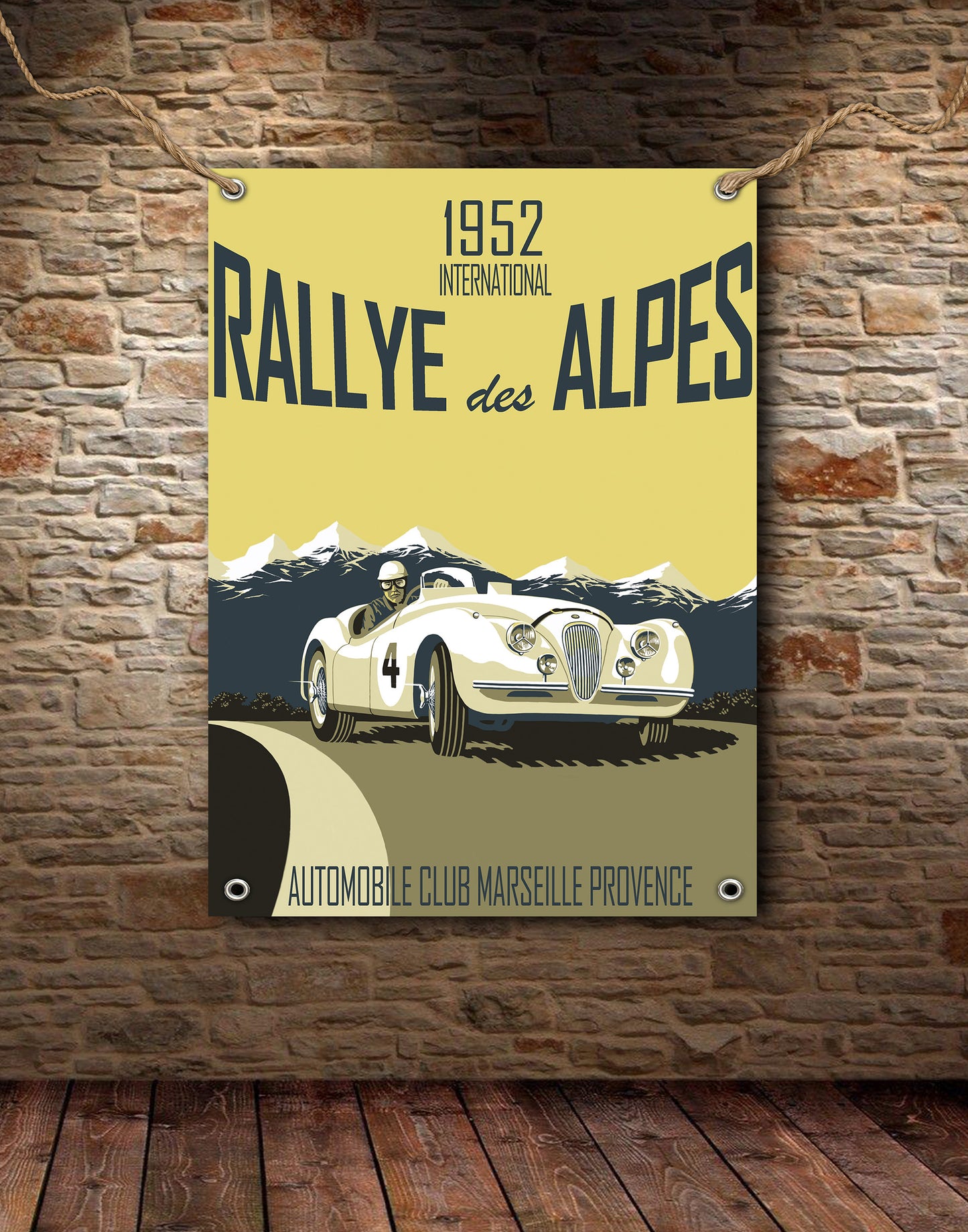 Rallye Des Alpes 1952 Banner