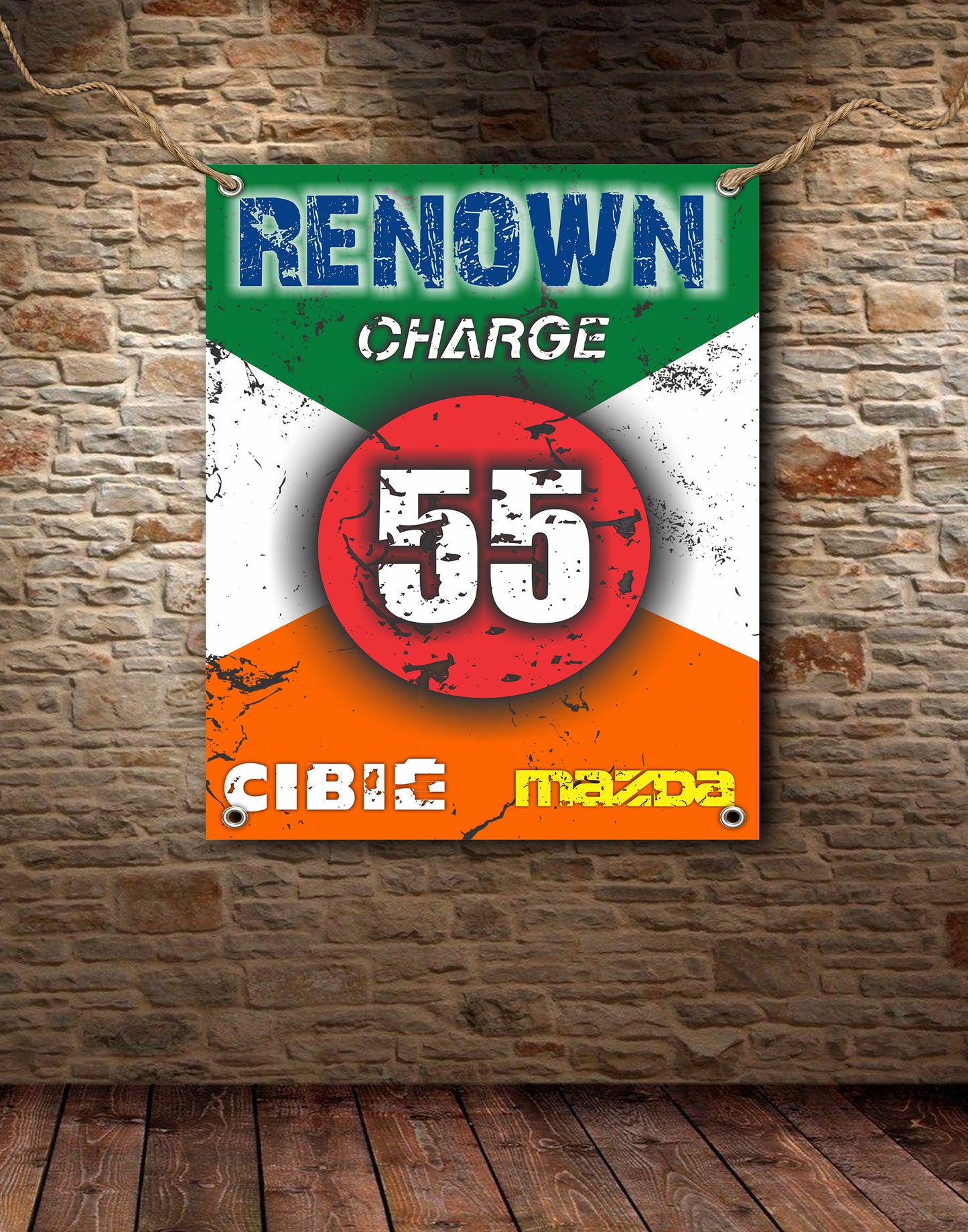 Renown Mazda 787B Race Banner