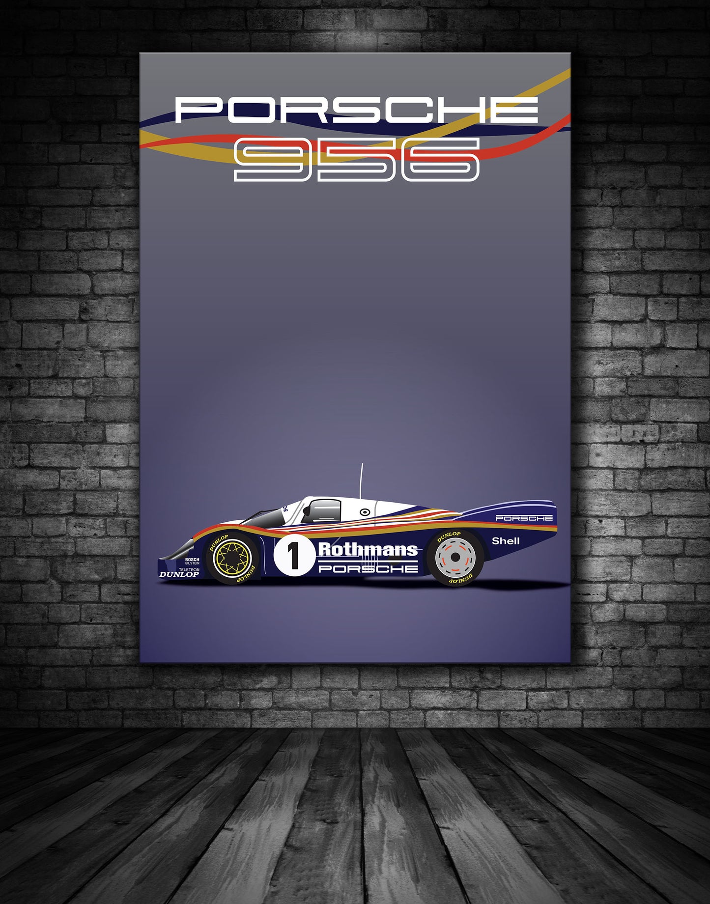 Rothmans Porsche 956 Poster