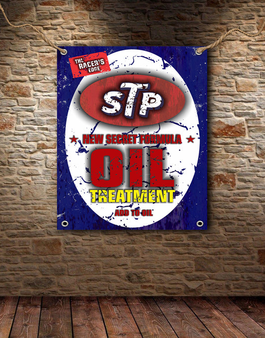 STP Oil Banner