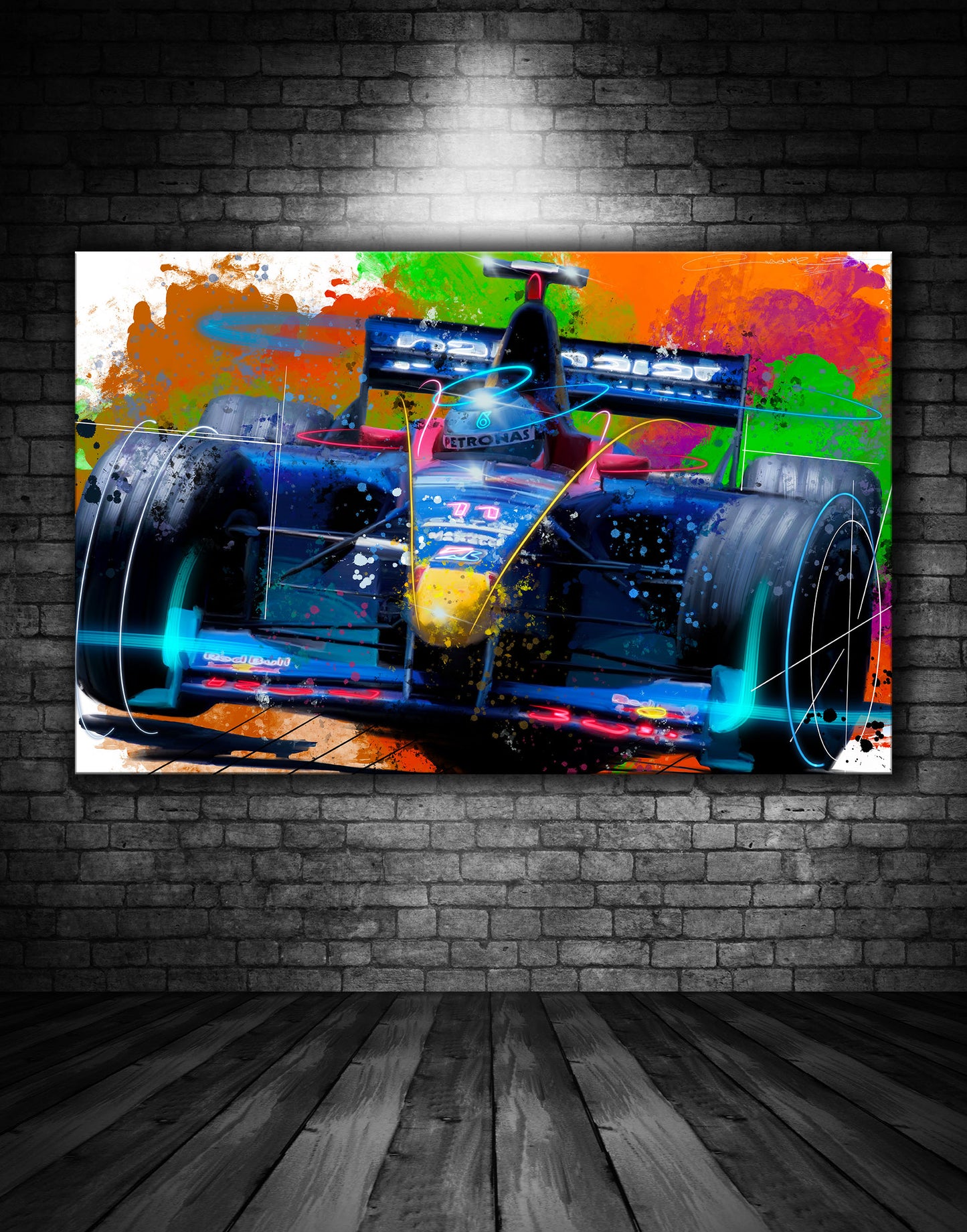 Sauber C18 F1 Graffiti Painting