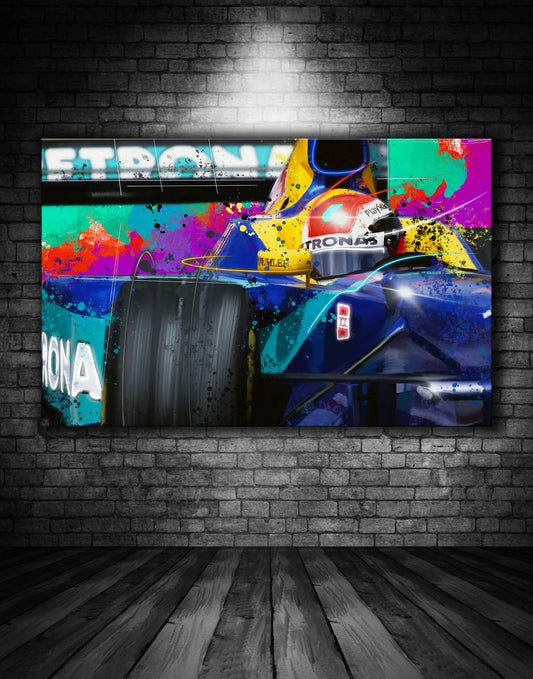 Sauber Petronas F1 Graffiti Painting