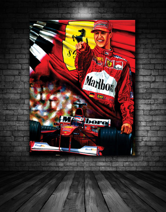 Schumi Ferrari Poster