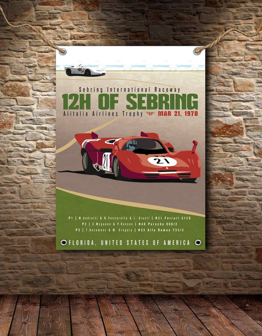 Sebring 12 Hours 1970 Banner