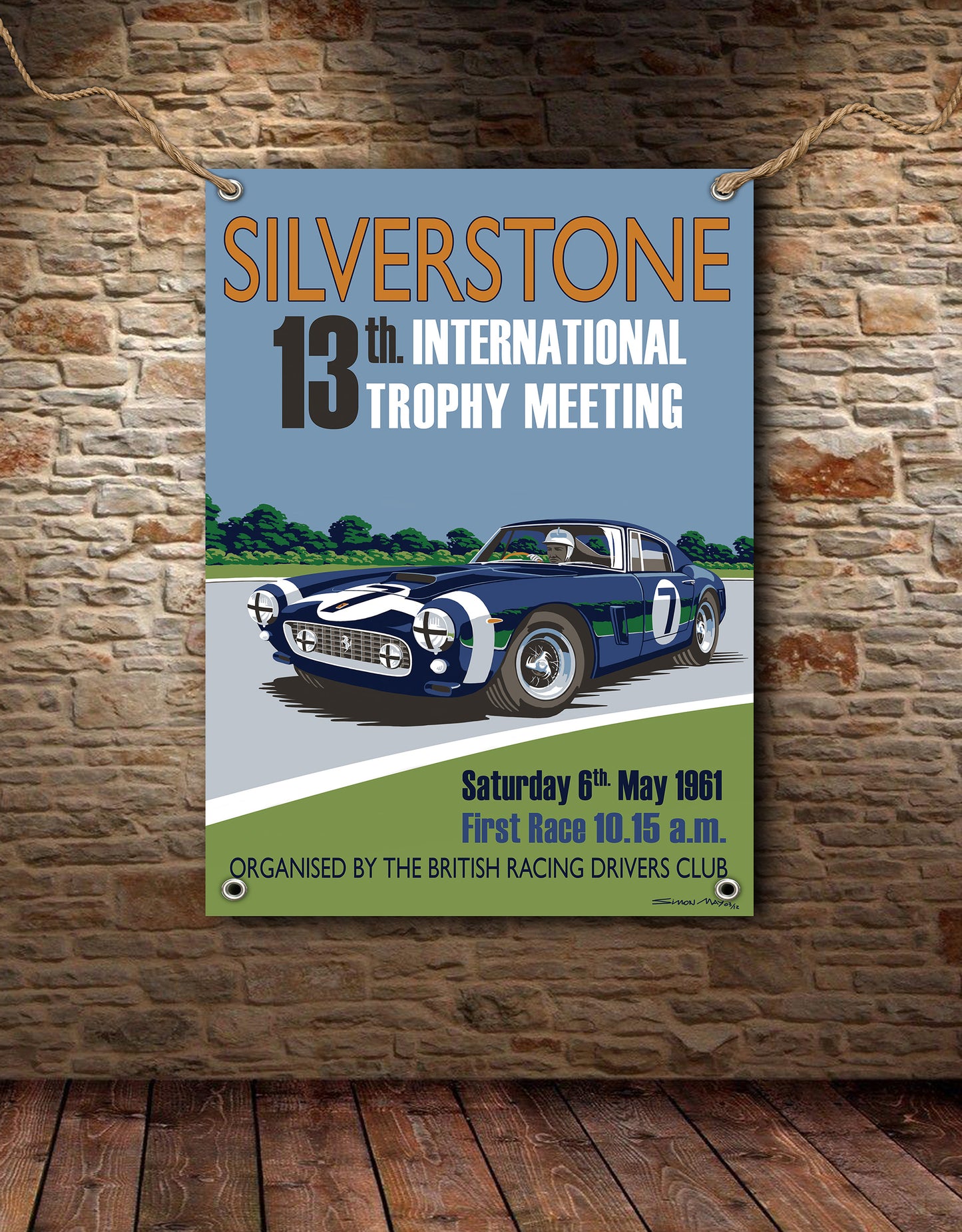 Silverstone 1961 International Trophy Banner