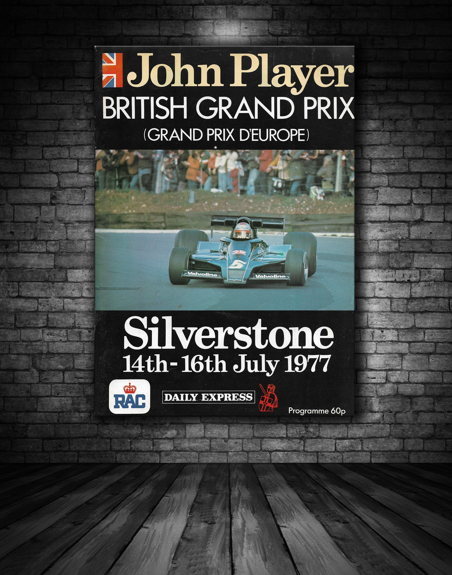 Silverstone 1977 Vintage Poster